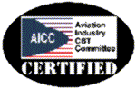 AICC Certified logo - Black