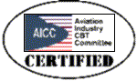 AICC Certified logo - White